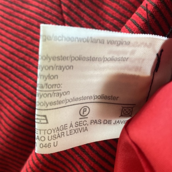 LOUIS FERAUD MADE IN GERMANY VINTAGE PIN STRIPE BLAZER 8 VINTAGE COUTURE - Picture 13 of 13